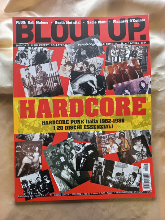 BLOW UP n.311 Aprile 2024 - Hardcore punk italia 1982 - 1986