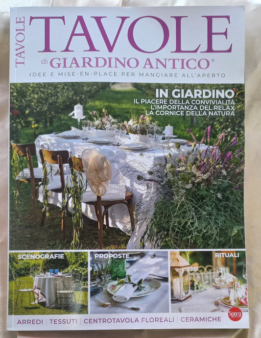 TAVOLE di Giardino Antico - Giardino Antico Monografie n.1 Maggio Giugno 2024