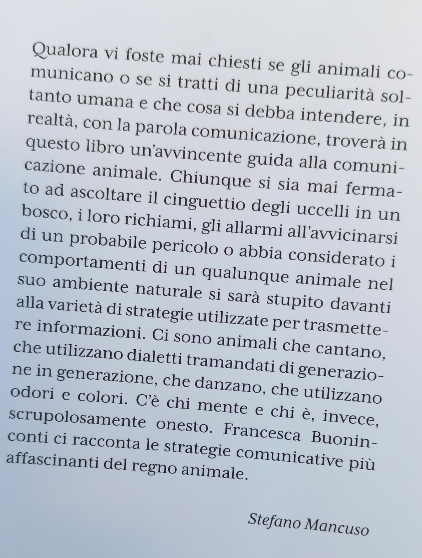 TERRA DI DOMANI 6^ uscita FRANCESCA BUONINCONTI - SENTI CHI PARLA Cosa si dicono gli animali (Piano dell'opera in 2^ foto)
