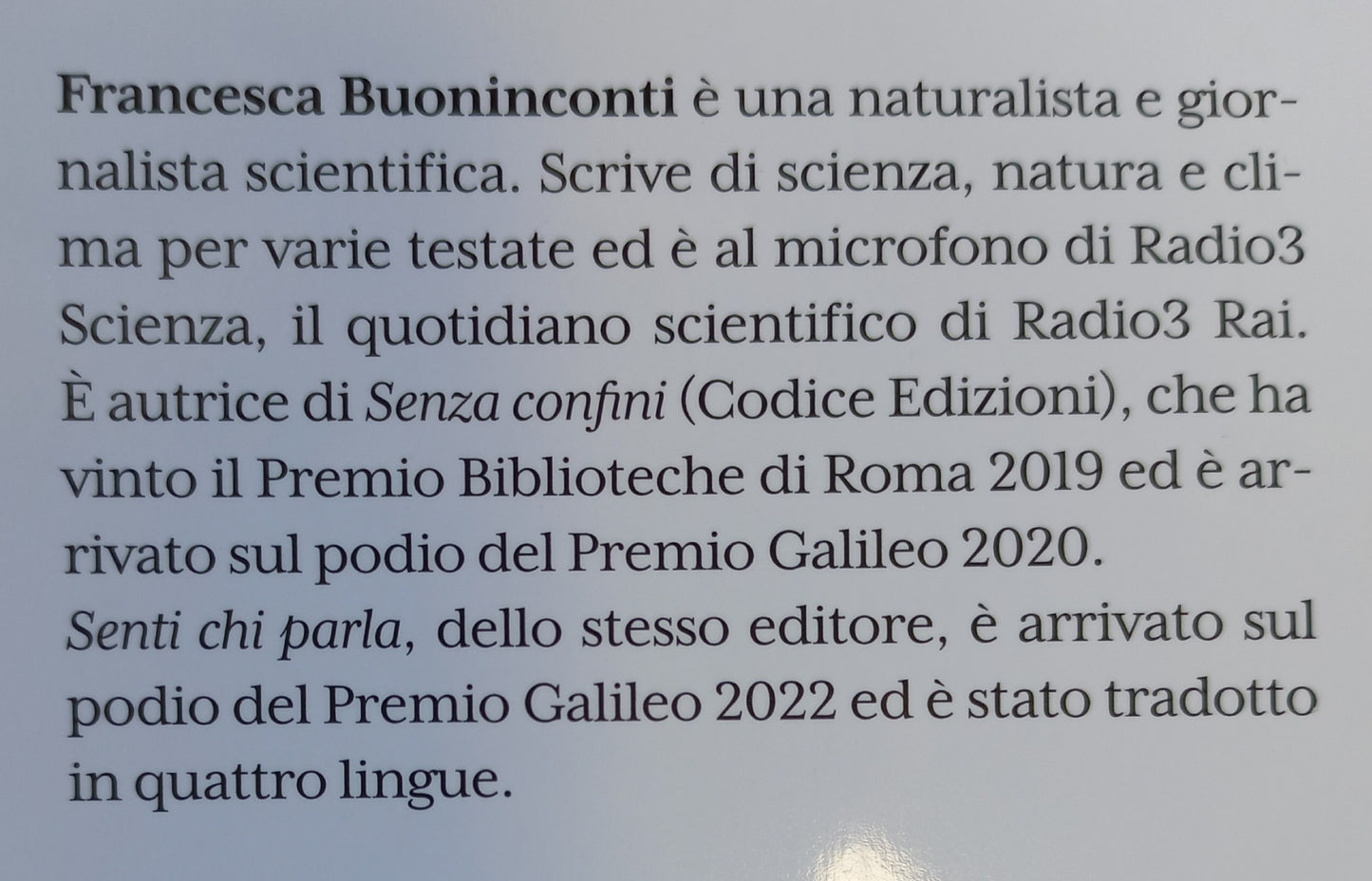 TERRA DI DOMANI 6^ uscita FRANCESCA BUONINCONTI - SENTI CHI PARLA Cosa si dicono gli animali (Piano dell'opera in 2^ foto)