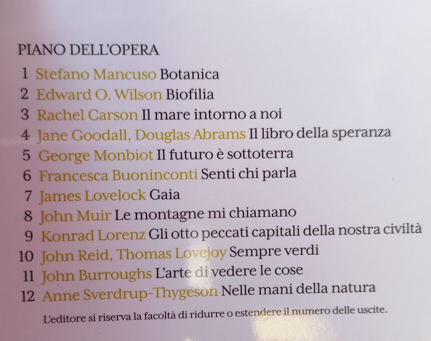 TERRA DI DOMANI 9^ uscita KONRAD LORENZ - GLI OTTO PECCATI CAPITALI DELLA NOSTRA CIVILTA' (Piano dell'opera in 2^ foto)