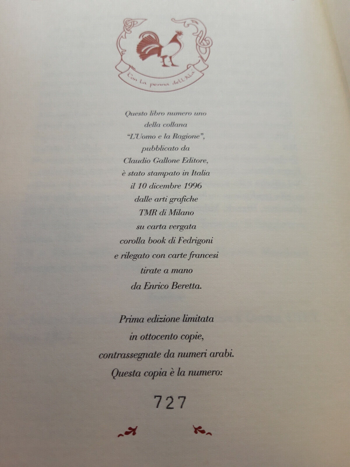 LIBRO - IL MIO DIO IL MIO CRISTO - J W Goethe . 1996 . copie numerate.........