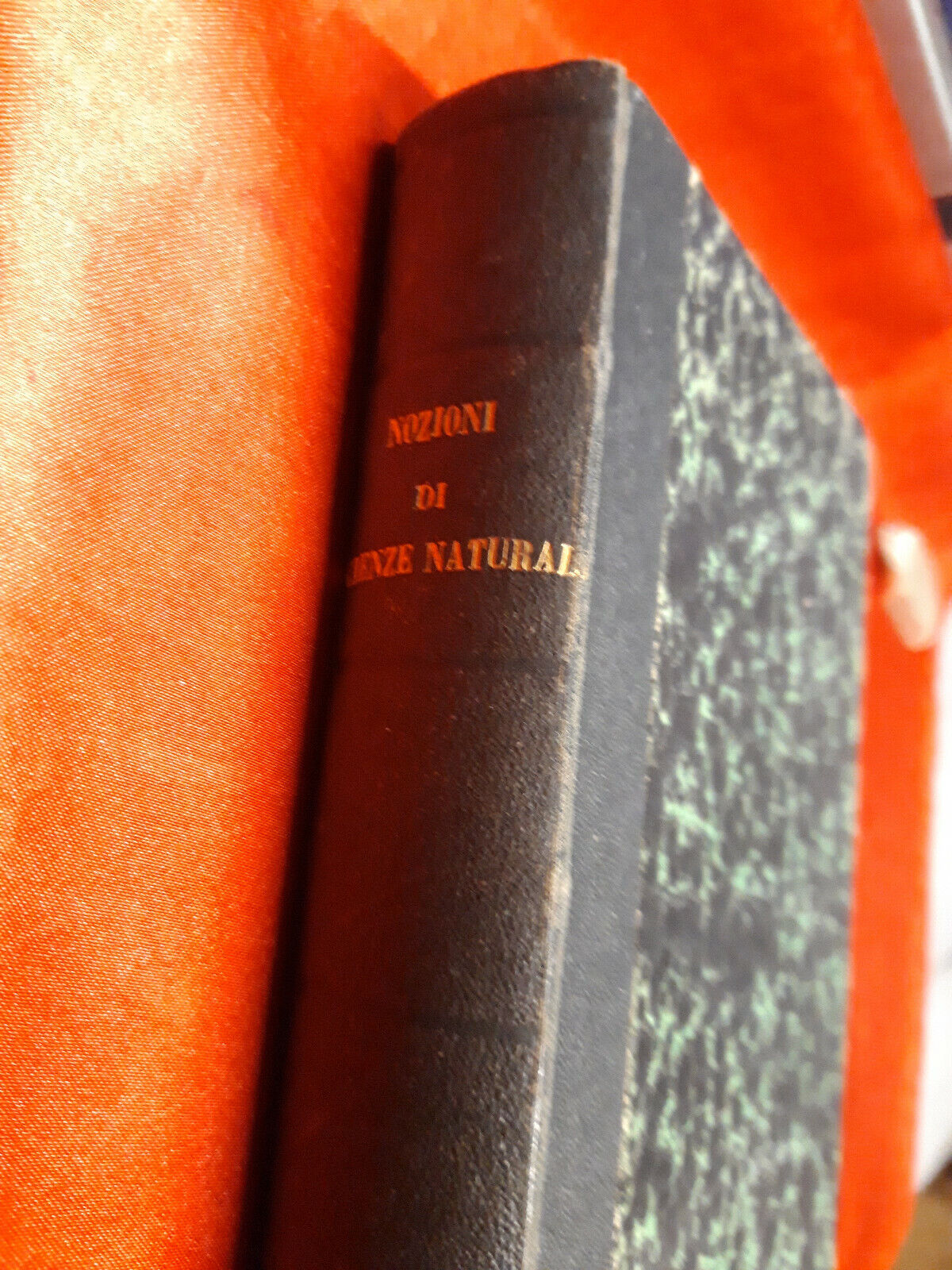 LIBRO " NOZIONI dI FISICA E DI STORIA NATURALE - Trevisini - fine 800.........