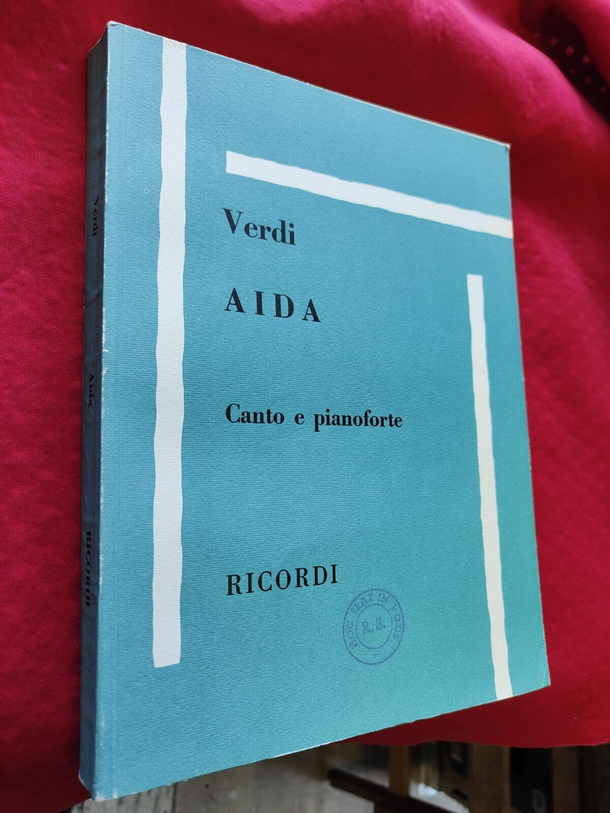 LIBRO - "AIDA" di G. Verdi Editore Ricordi .Anno 1963.πππ
