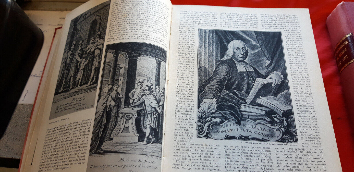 LIBRO - rivista " L ILLUSTRAZIONE DEL MEDICO " 4 ANNATE COMPLETE: 38/39/40/41...