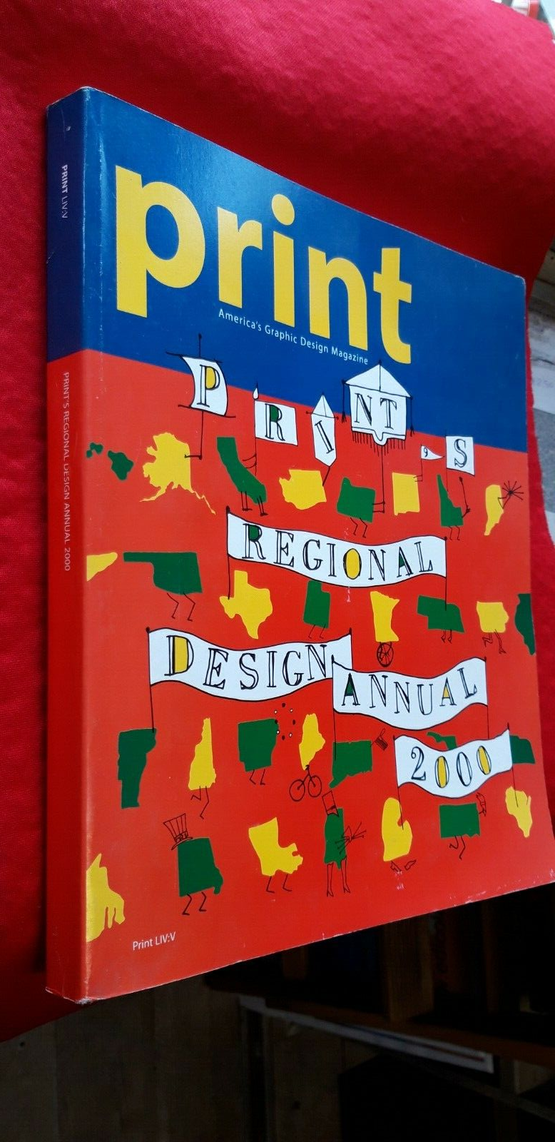 LIBRO " PRINT - America's Graphic Design Magazine . lingia inglese , GRAFICA
