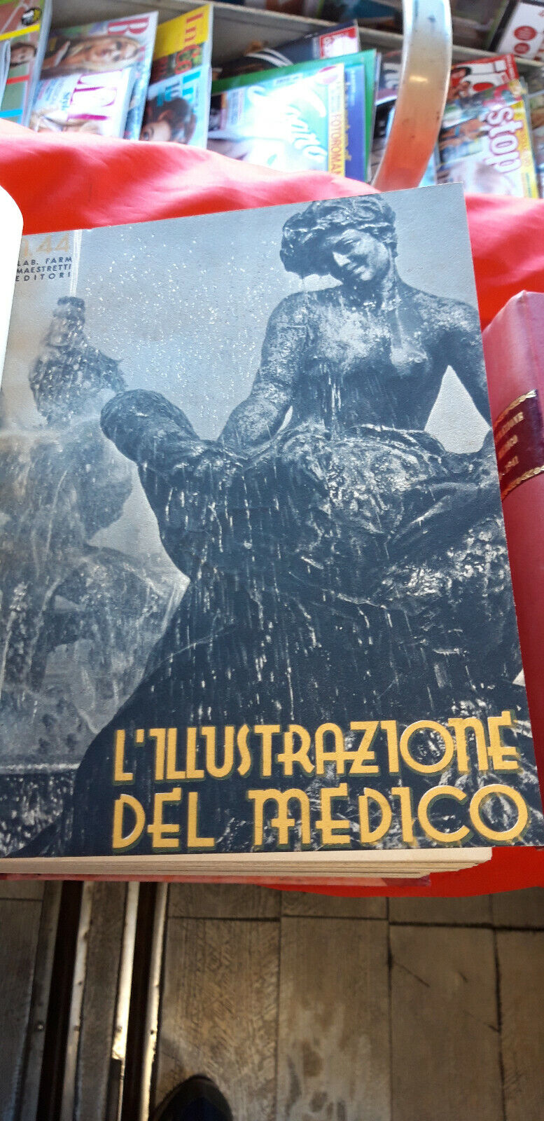 LIBRO - rivista " L ILLUSTRAZIONE DEL MEDICO " 4 ANNATE COMPLETE: 38/39/40/41...