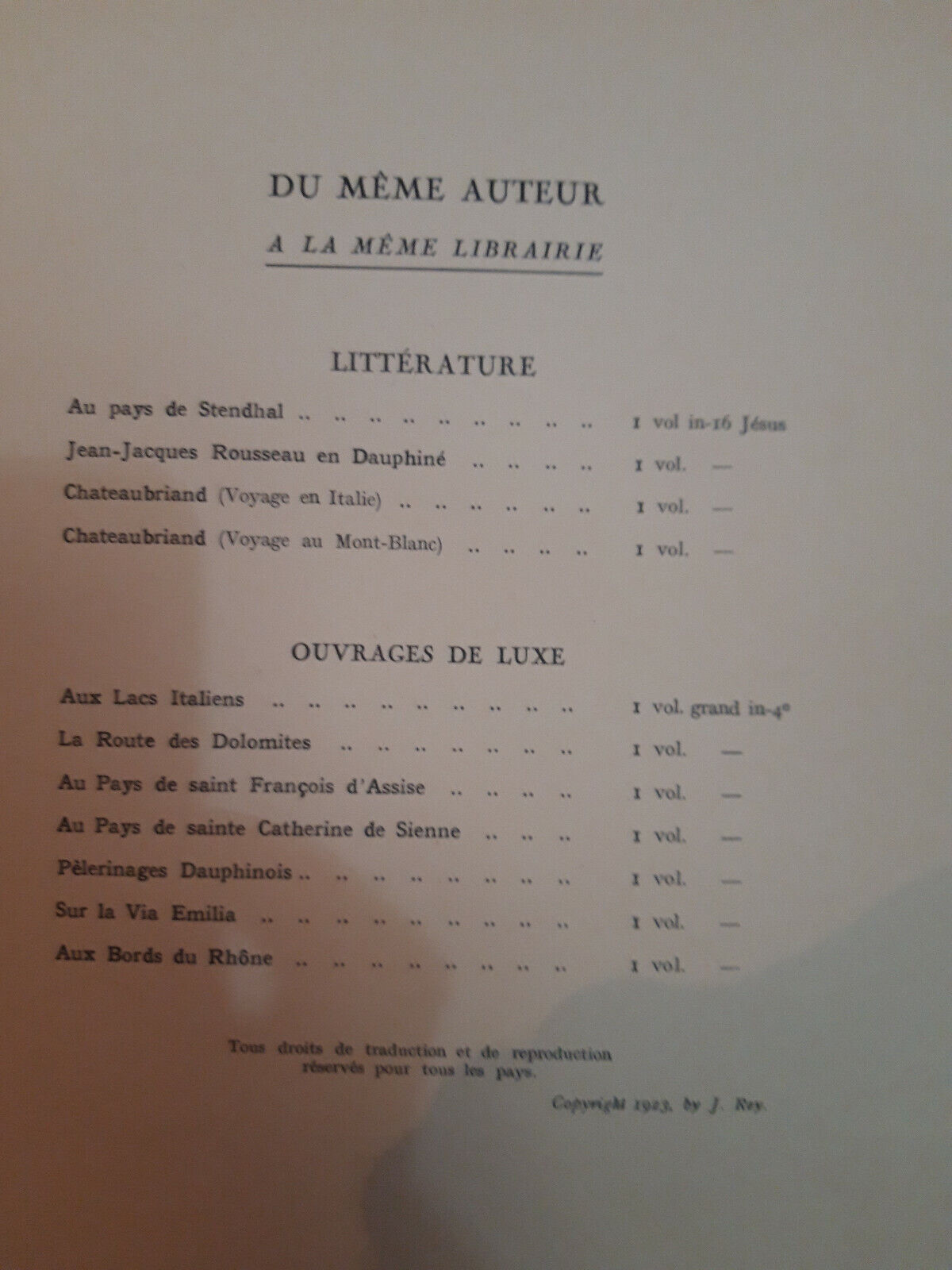 LIBRO " LES JARDINS DE ROME. Aquarelles de Pierre Vignal (Francese) 1923.......
