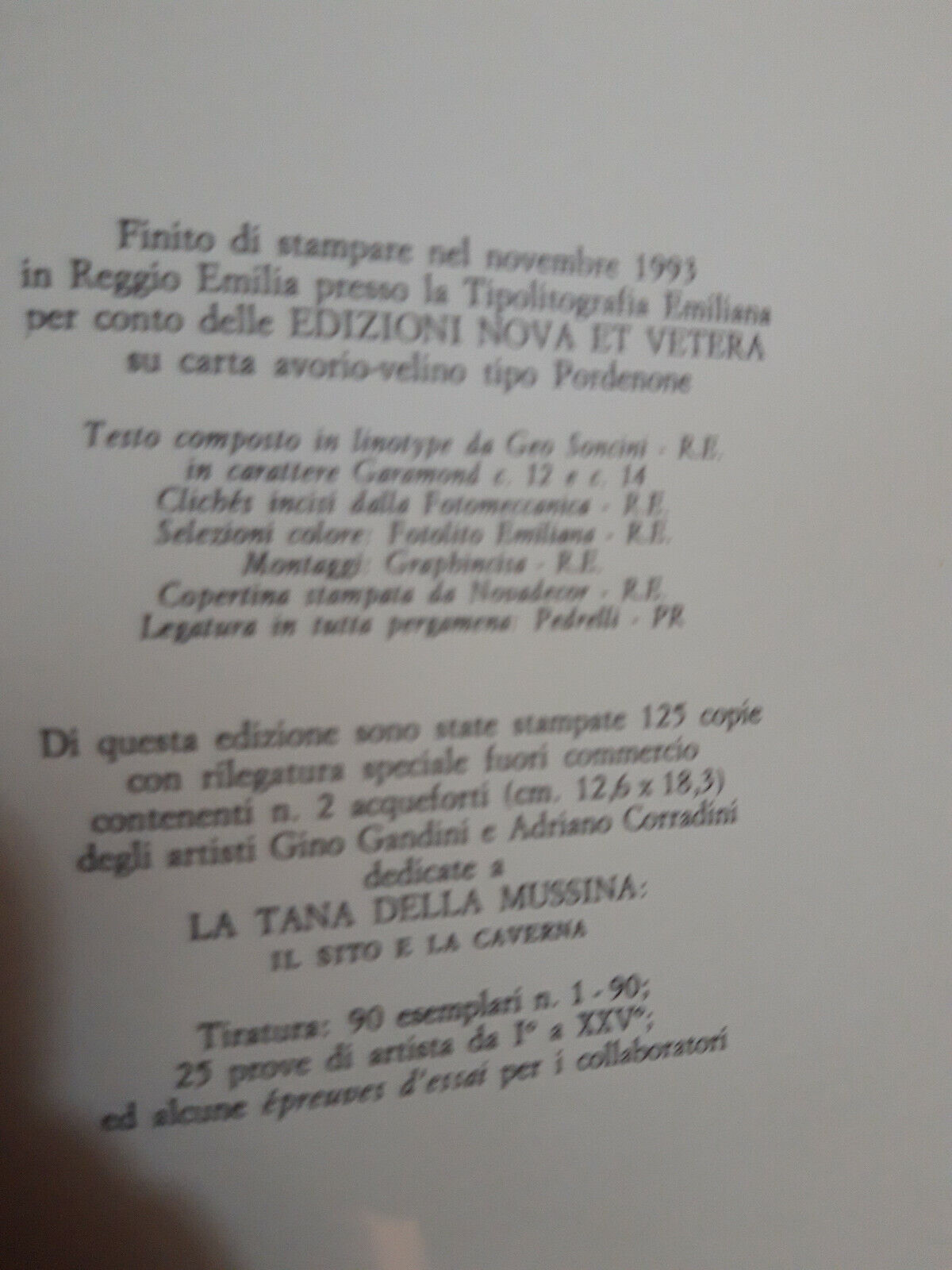 LIBRO " PREISTORIA DI REGGIO NELL'EMILIA -P. Magnani 1993 . ..................