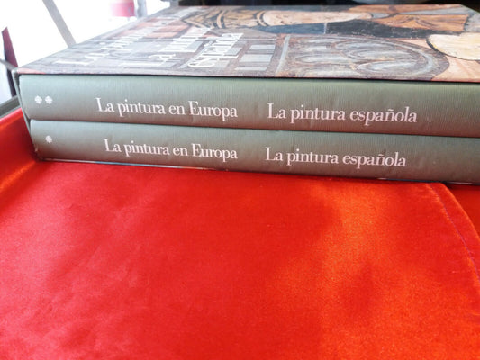 LIBRO " LA PINTURA EN EUROPA . LA PINTURA ESPAÑOLA , EDT.ELECTA ESTUCHE -2 TOMOS