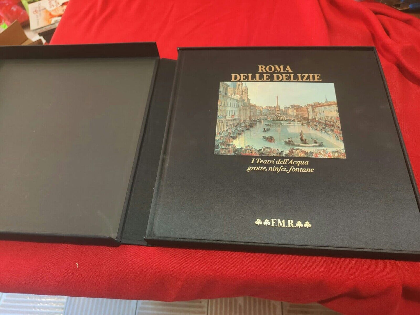 LIBRO - Roma delle delizie i teatri dell'acqua grotte ninfei fontane, F.M.Ricci