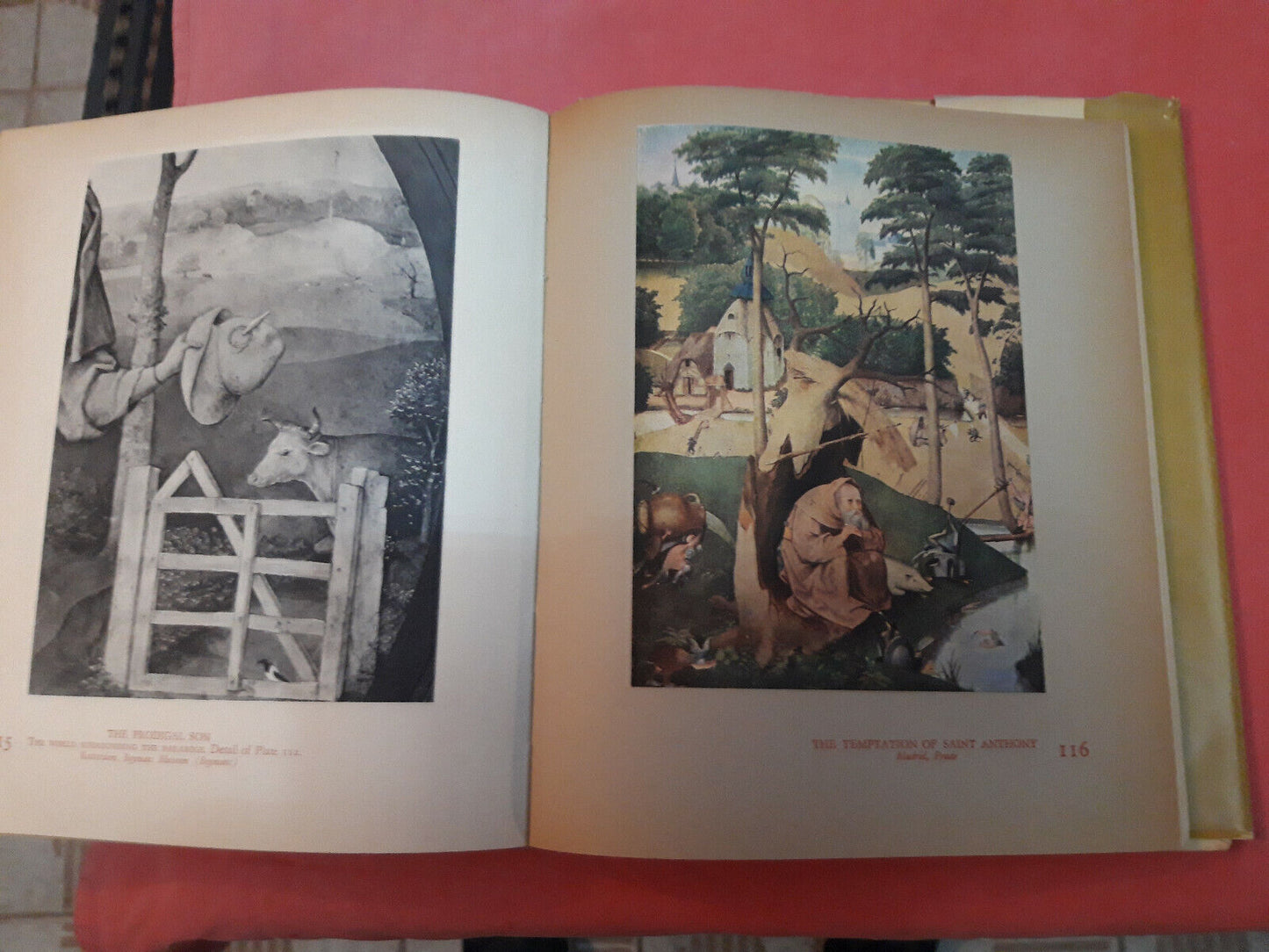 LIBRO " Hierunimus Bosch " by Jacques Combe ediz Pierre Tisne' Paris 1946...
