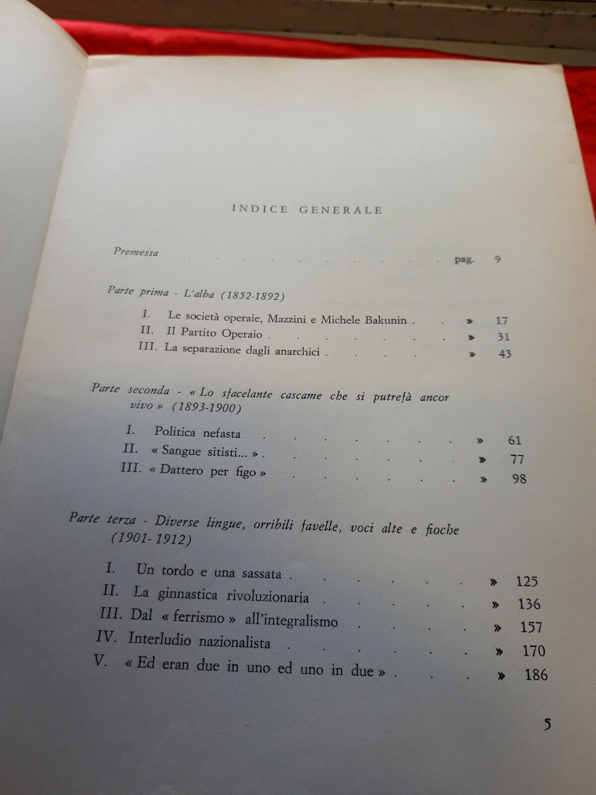 LIBRO " STORIA AMARA DEL SOCIALISMO ITALIANO . R Marmiroli . La nazionale