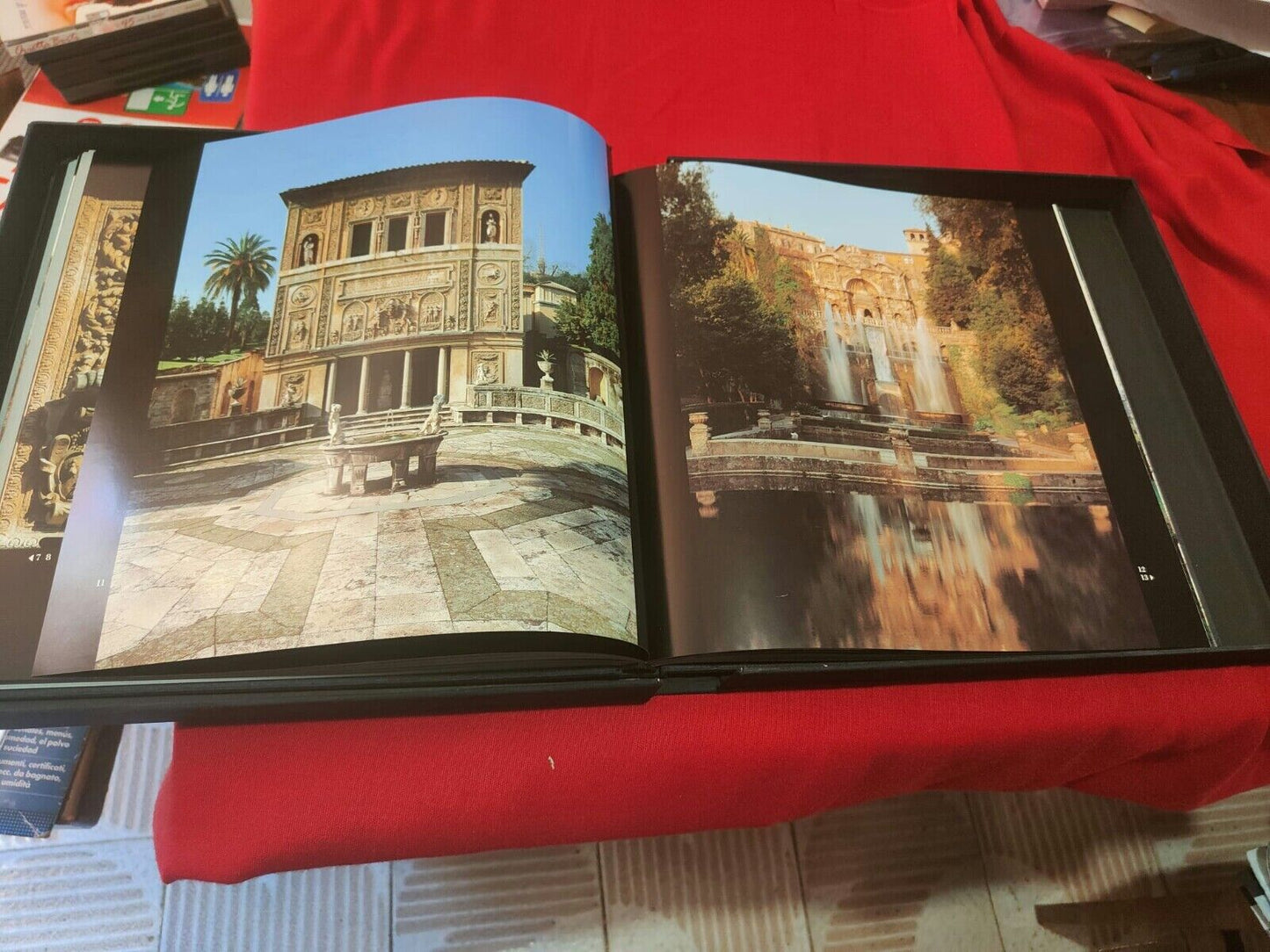 LIBRO - Roma delle delizie i teatri dell'acqua grotte ninfei fontane, F.M.Ricci