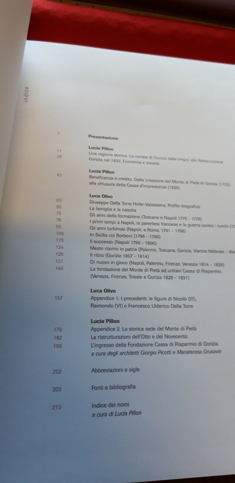 LIBRO - STORIA DI UNA FONDAZIONE 1753 - 1831 - Fondaz risparmio Gorizia