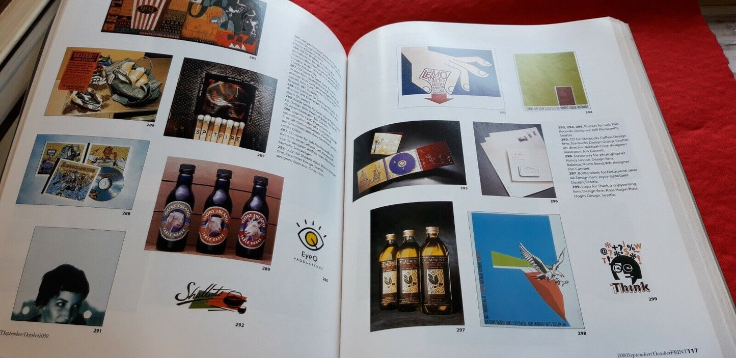 LIBRO " PRINT - America's Graphic Design Magazine . lingia inglese , GRAFICA