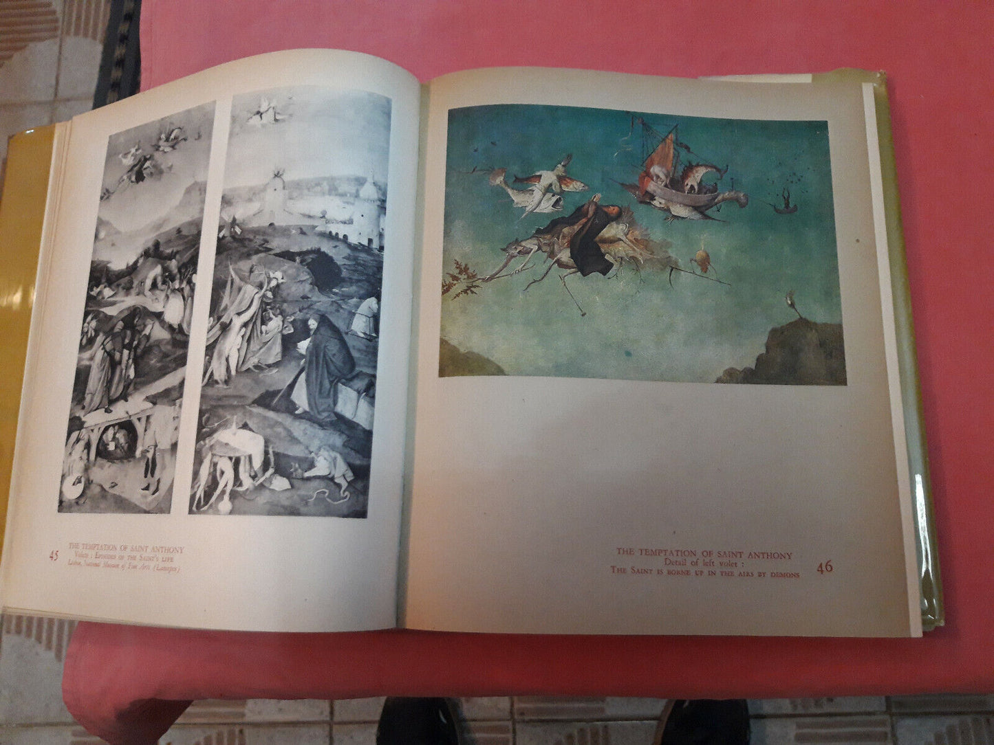 LIBRO " Hierunimus Bosch " by Jacques Combe ediz Pierre Tisne' Paris 1946...