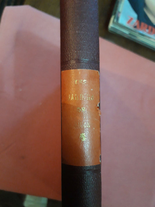 LIBRO " LES JARDINS DE ROME. Aquarelles de Pierre Vignal (Francese) 1923.......