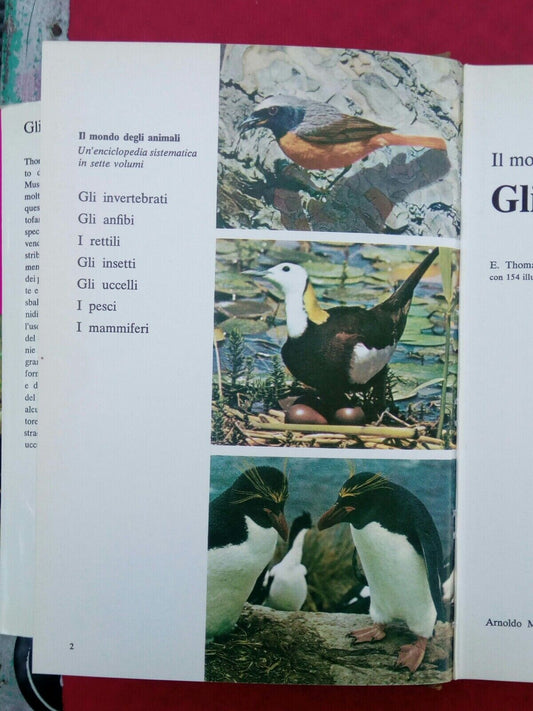 LIBRO, Il mondo degli animali, Gli Uccelli, A.Mondadori Editore