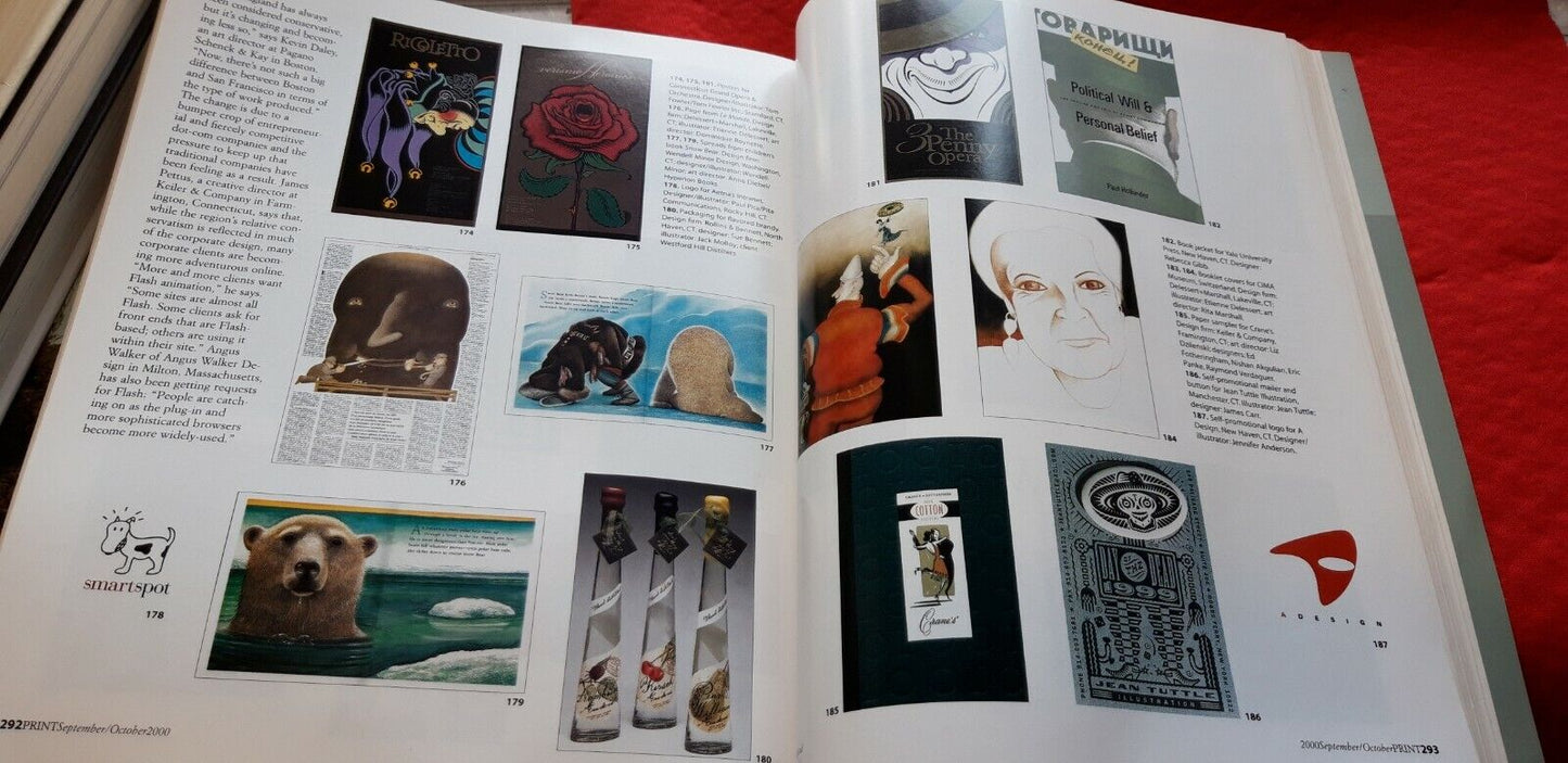 LIBRO " PRINT - America's Graphic Design Magazine . lingia inglese , GRAFICA