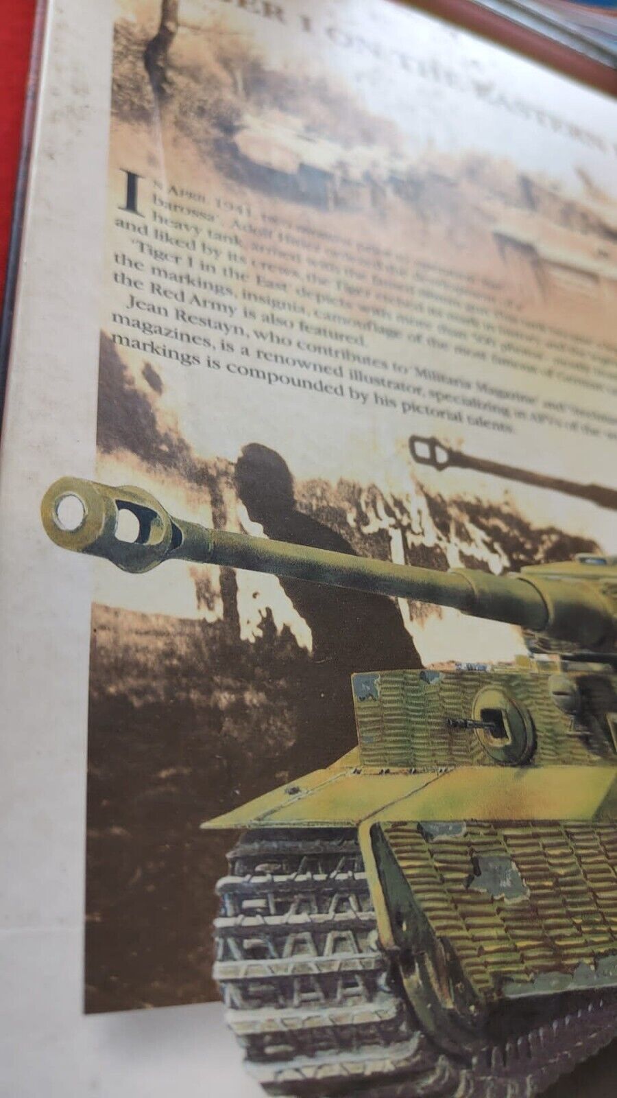 LIBRO : TIGER I . On the eastern front - di J Restain, Historie e c. In Inglese