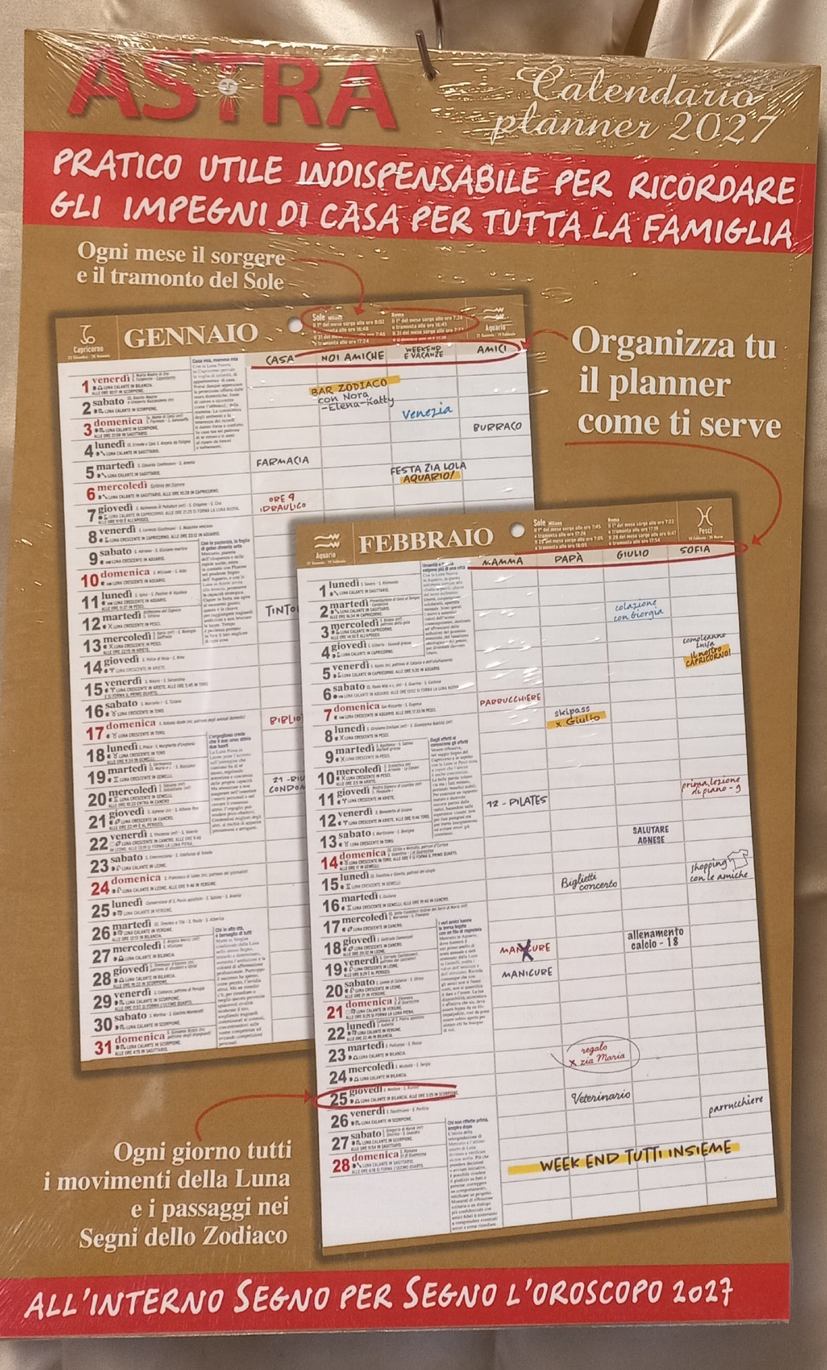 ASTRA Calendario Planner 2027