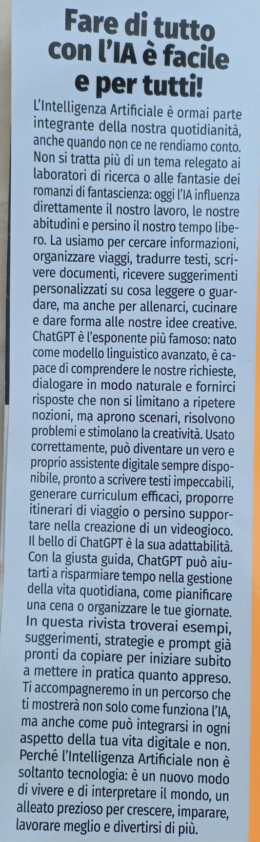 GUIDA FACILE a CHAT GPT - rivista