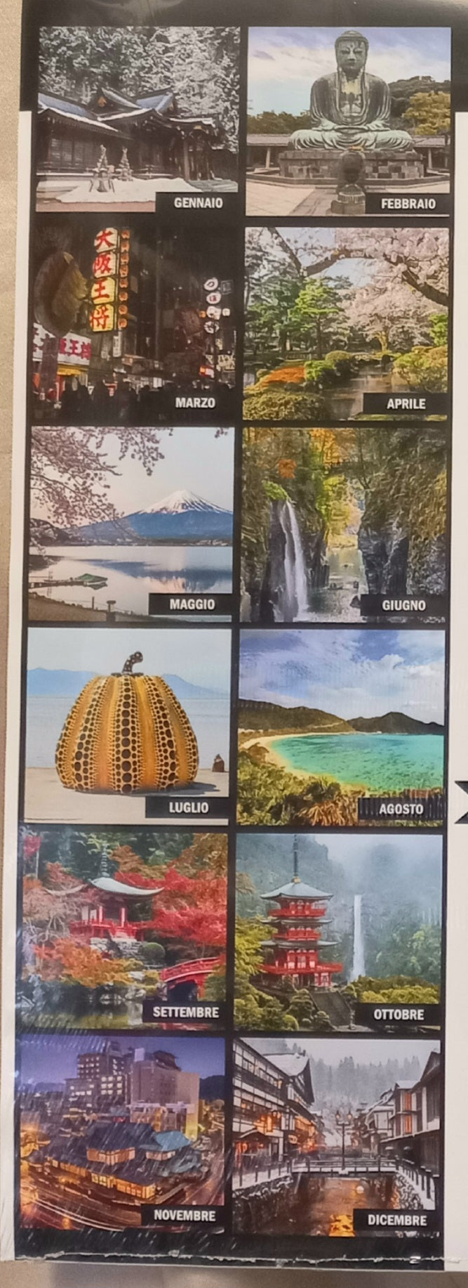 Calendario 2027 GIAPPONE