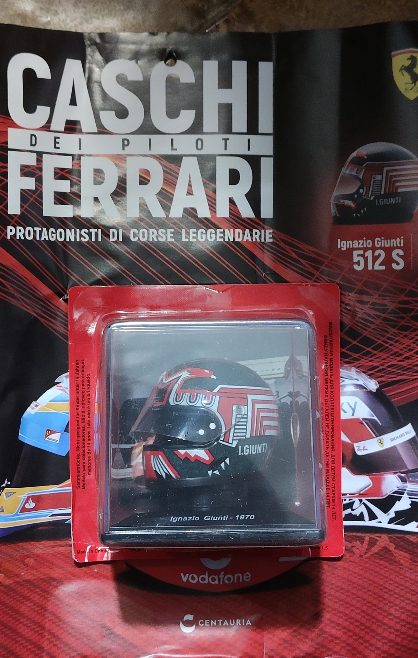 Dalla collzezione I Caschi Ferrari - Ignazio Giunti 1970 - NUOVO
