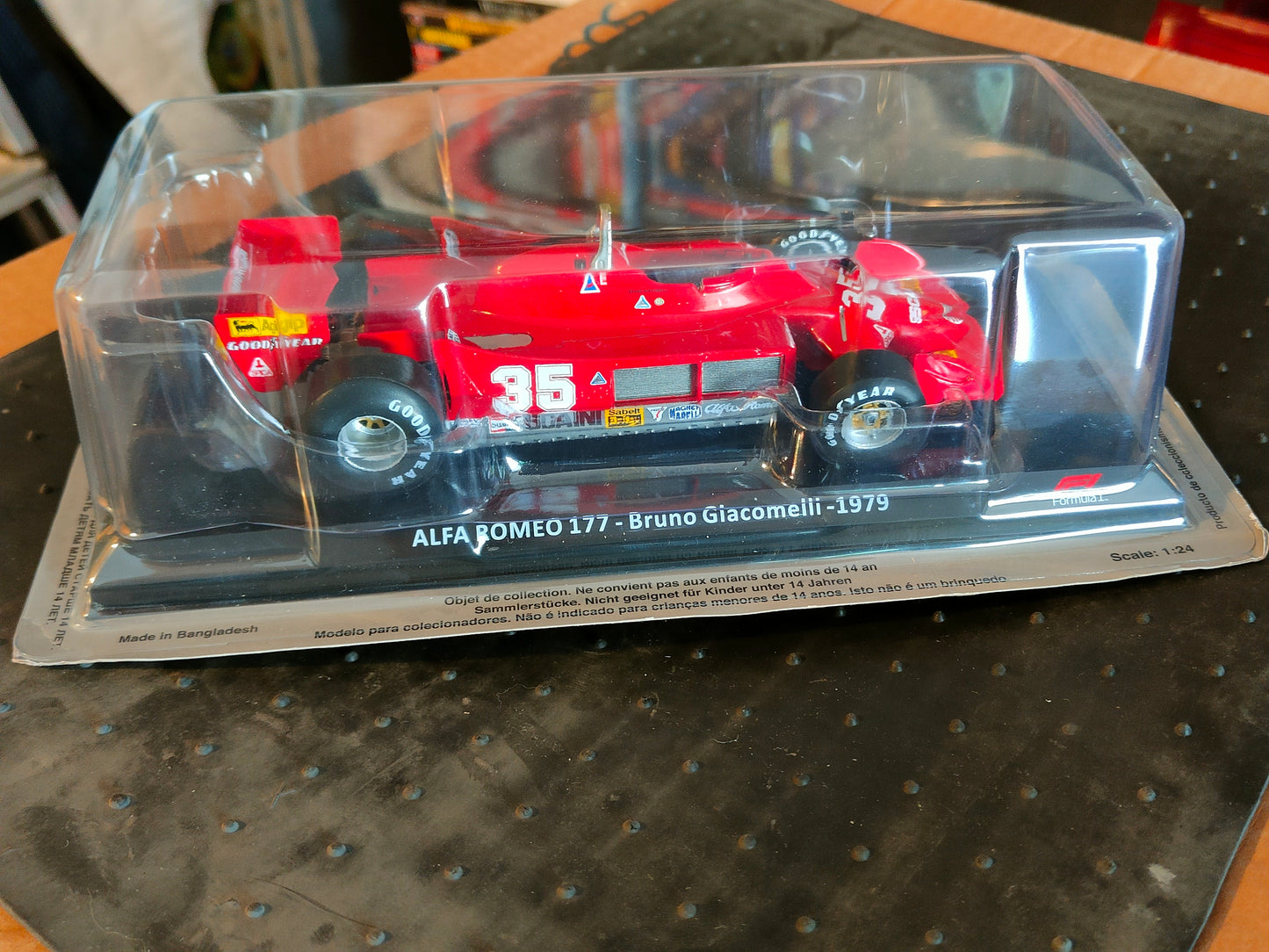 Le grandi formula 1 - ALFA ROMEO 177 di Bruno Giacomelli - 1979 - nuova in edicola