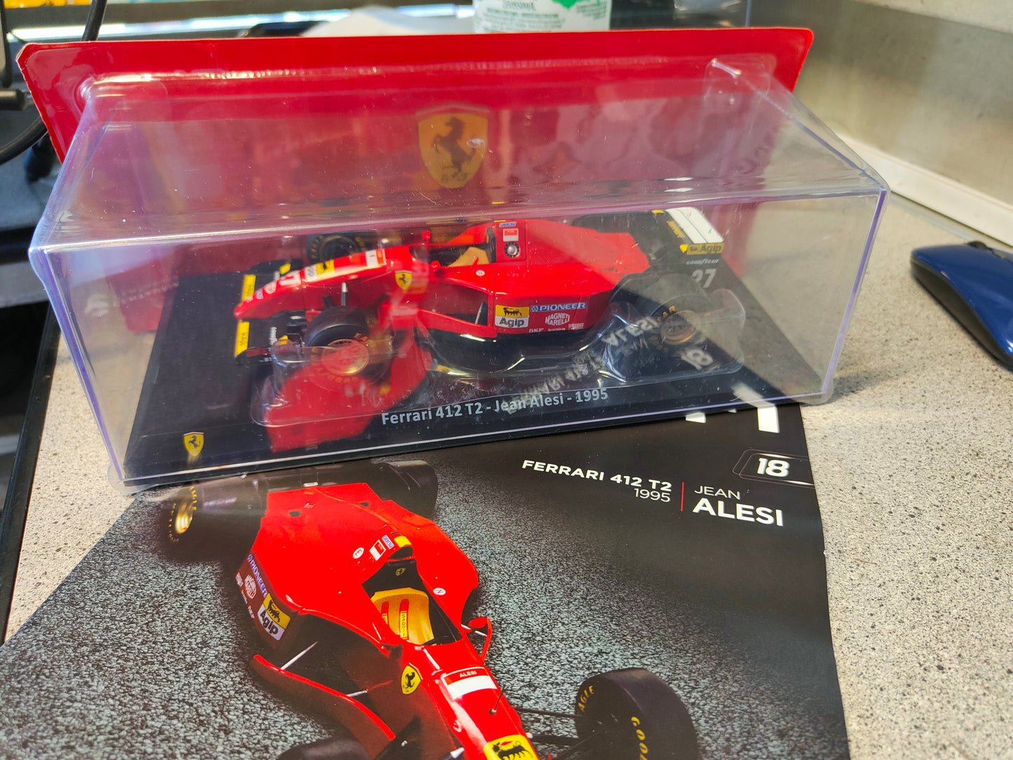 GRANDI FERRARI - uscita numero 18. La 412 T2 di Jean Alesi -1995 Nuova in edicola