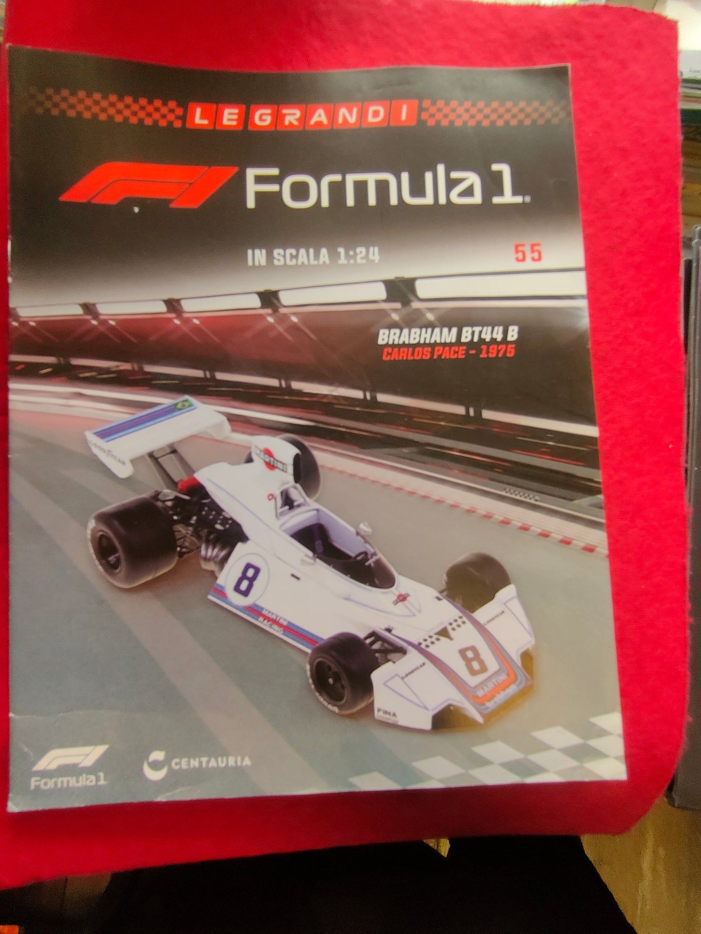 GRANDI FORMULA 1 - BRABHAM BT44B di Carlos Pace -1975 - con fascicolo NUOVA