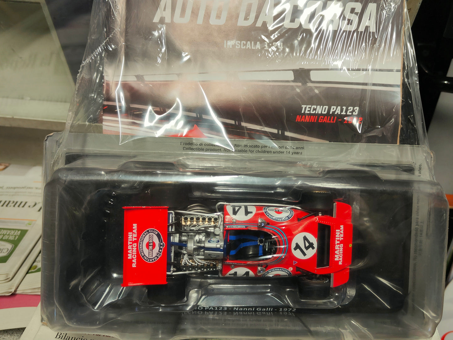 Le grandi formula 1 - TECNO - PA123 di Nanni Galli - 1972 - nuova con fascicolo