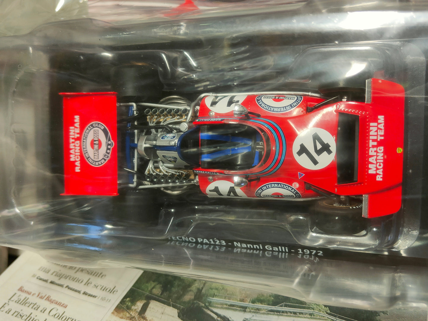 Le grandi formula 1 - TECNO - PA123 di Nanni Galli - 1972 - nuova con fascicolo