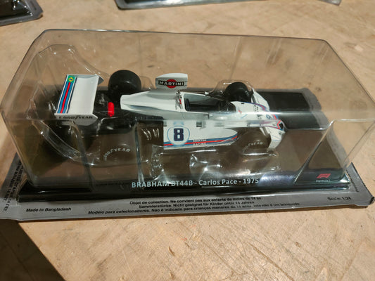 GRANDI FORMULA 1 - BRABHAM BT44B di Carlos Pace -1975 - con fascicolo NUOVA
