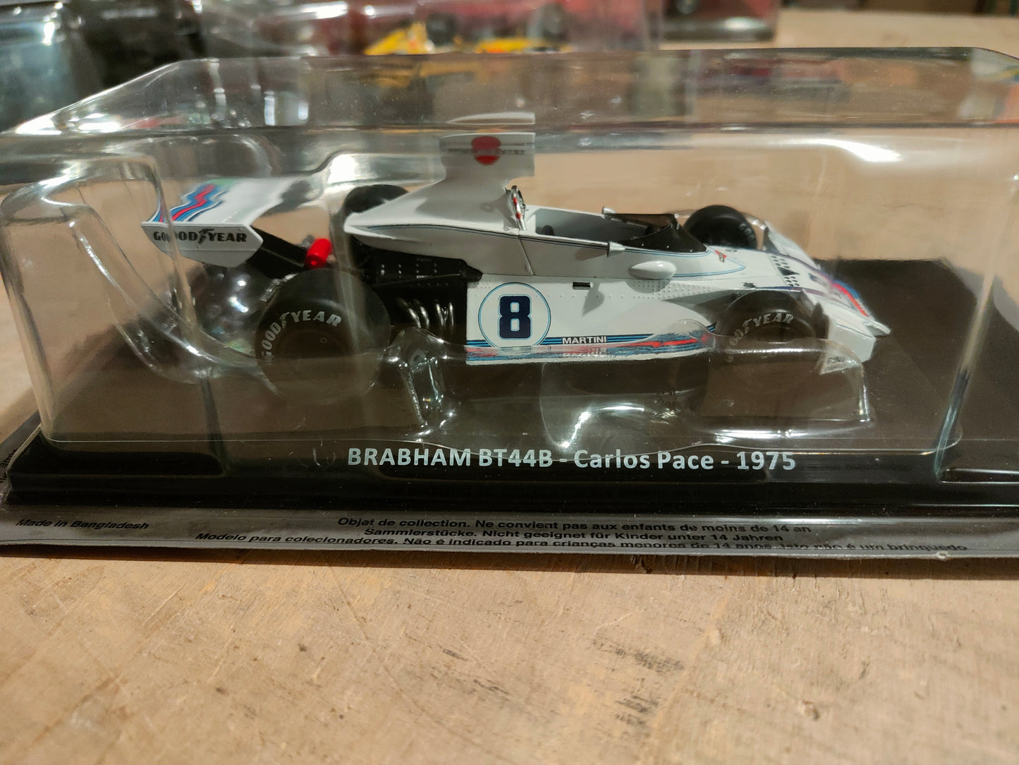 GRANDI FORMULA 1 - BRABHAM BT44B di Carlos Pace -1975 - con fascicolo NUOVA