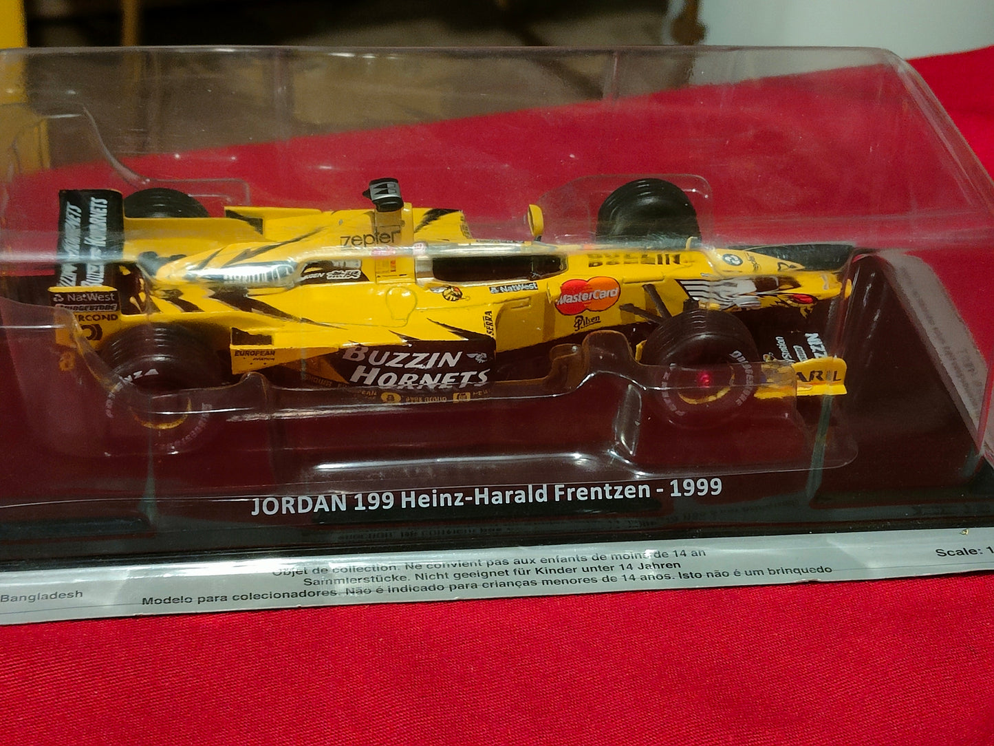 Le grandi formula 1 - Jordan 199 di Heinz Harald Frentzen 1999 - formato 1:24 nuova