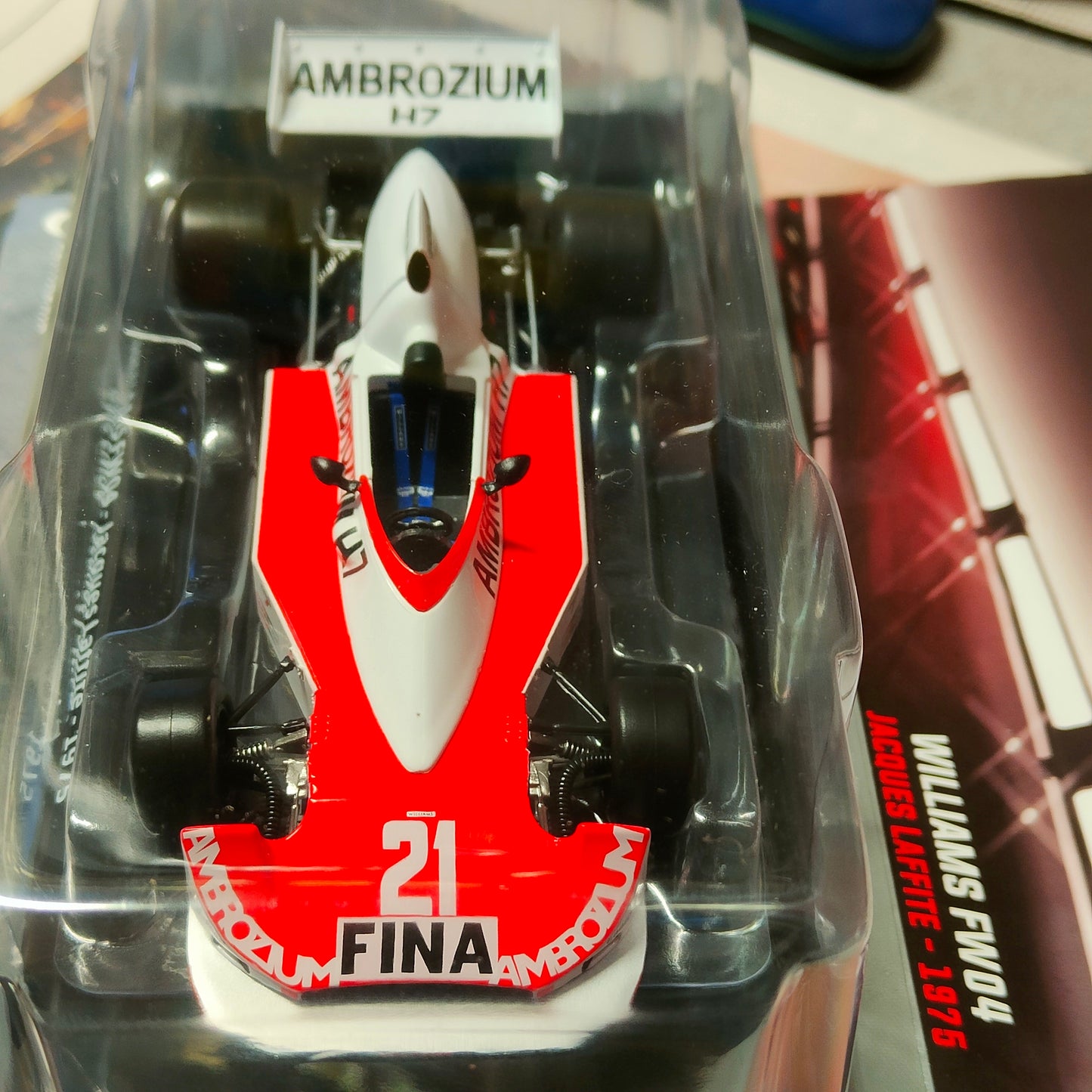 Le grandi formula 1 - Auto da corsa - WILLIAMS FW04 di Jacques Laffite -1975 nuova
