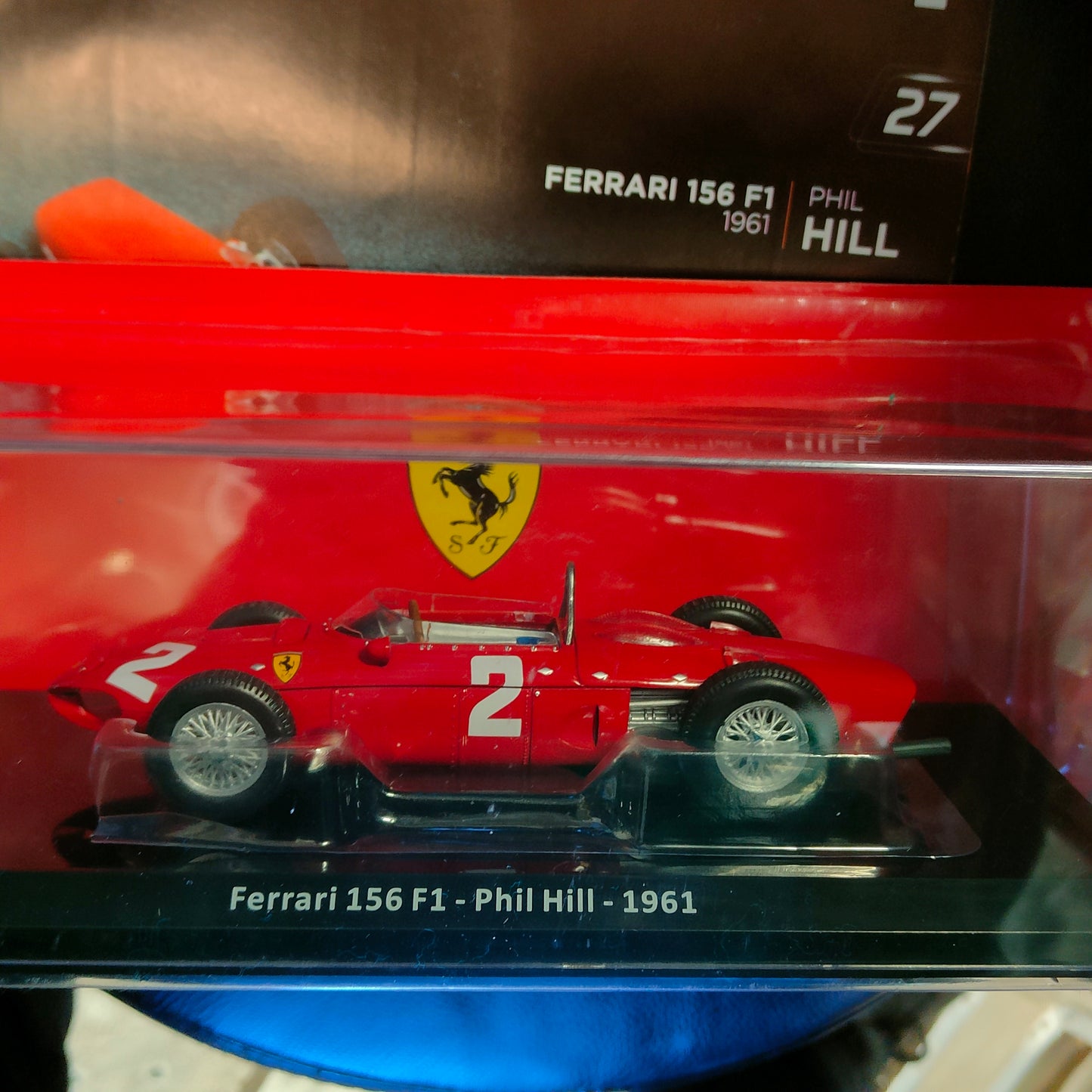 GRANDI FERRARI . 1:24 - 1956 F1 Phill Hill - 1961 - nuova con fascicolo