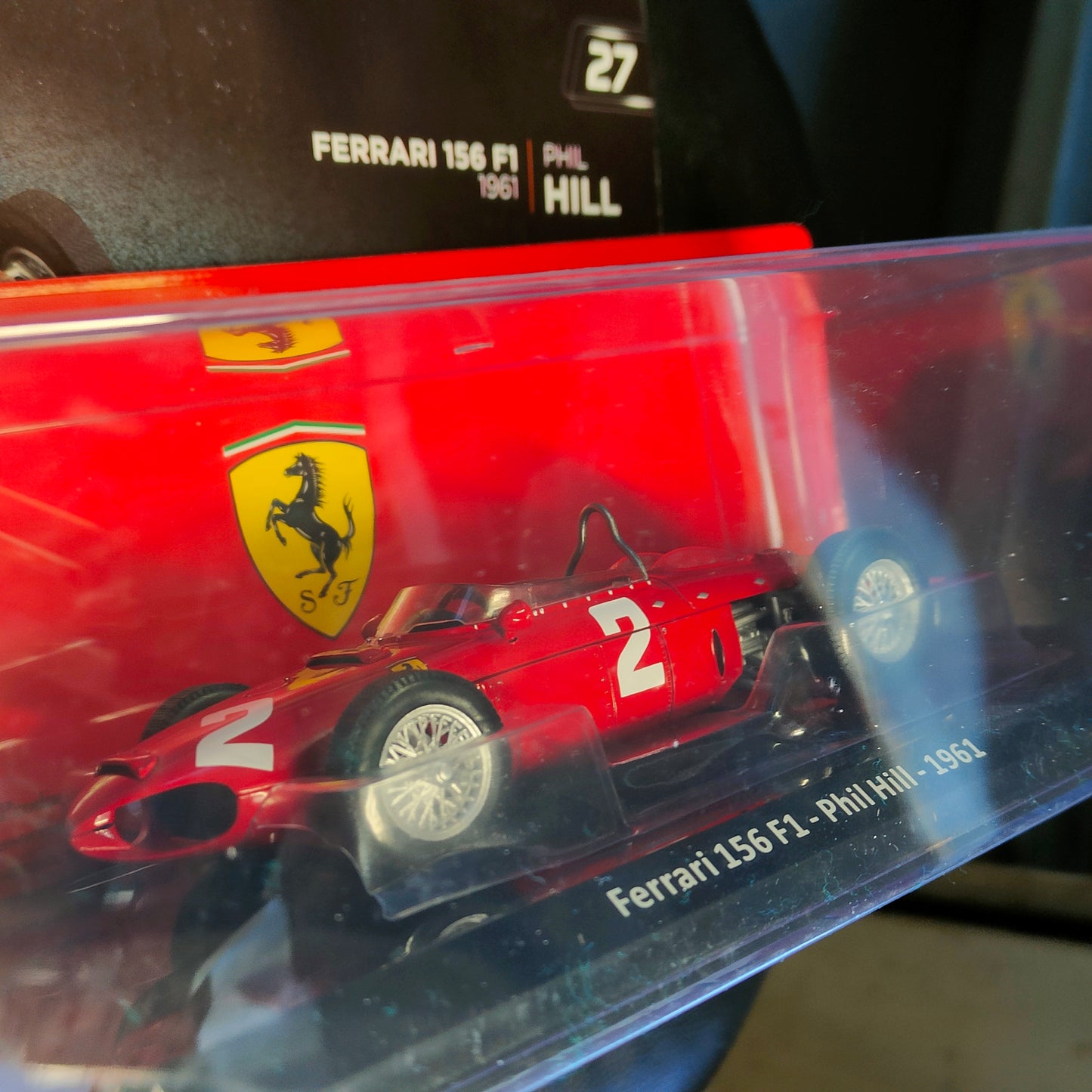 GRANDI FERRARI . 1:24 - 1956 F1 Phill Hill - 1961 - nuova con fascicolo