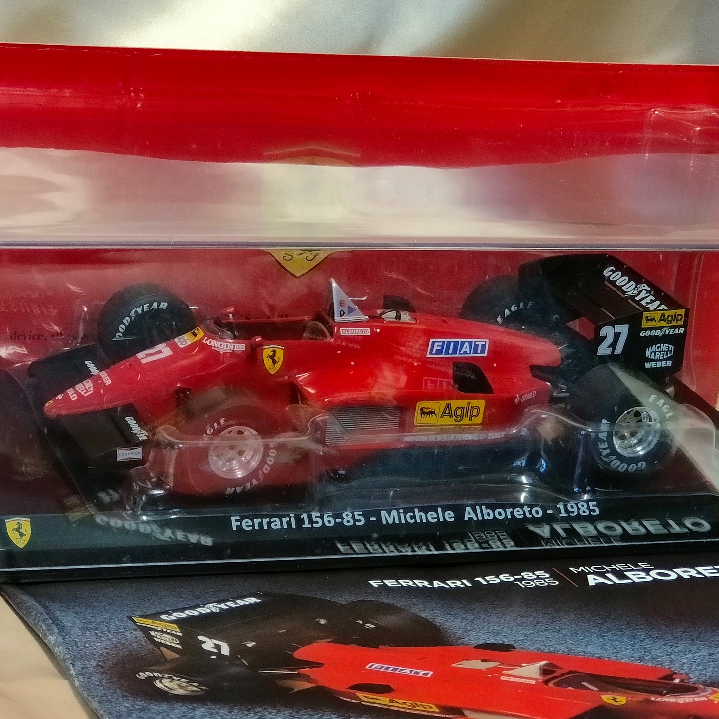 GRANDI FERRARI . 1:24 - La 156 - 85 di Michele Alboreto del 1985 uscita n 29 - nuova con fascicolo