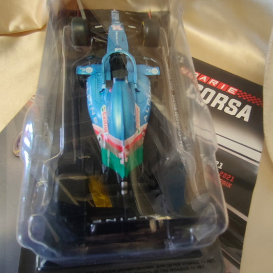 GRANDI FORMULA 1 - Auto da corsa - ALPINE A521 di Fernando Alonso . 2021 . con fascicolo NUOVA