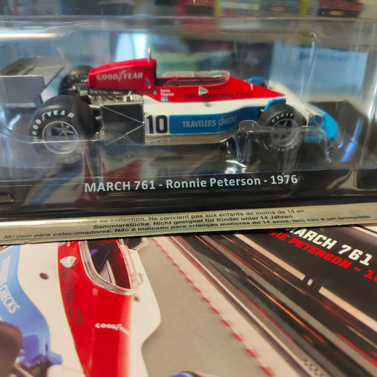 GRANDI FORMULA 1 - MARCH 761 di Ronnie Peterson 1976 - uscita n 83 con fascicolo NUOVA