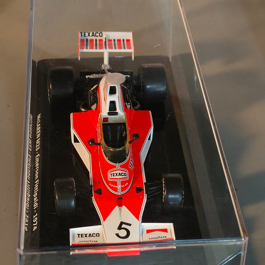 Grandi Formula 1 . Mc Laren mp23 di Emerson Fittipaldi 1.24 GIA' IN TECA RIGIDA