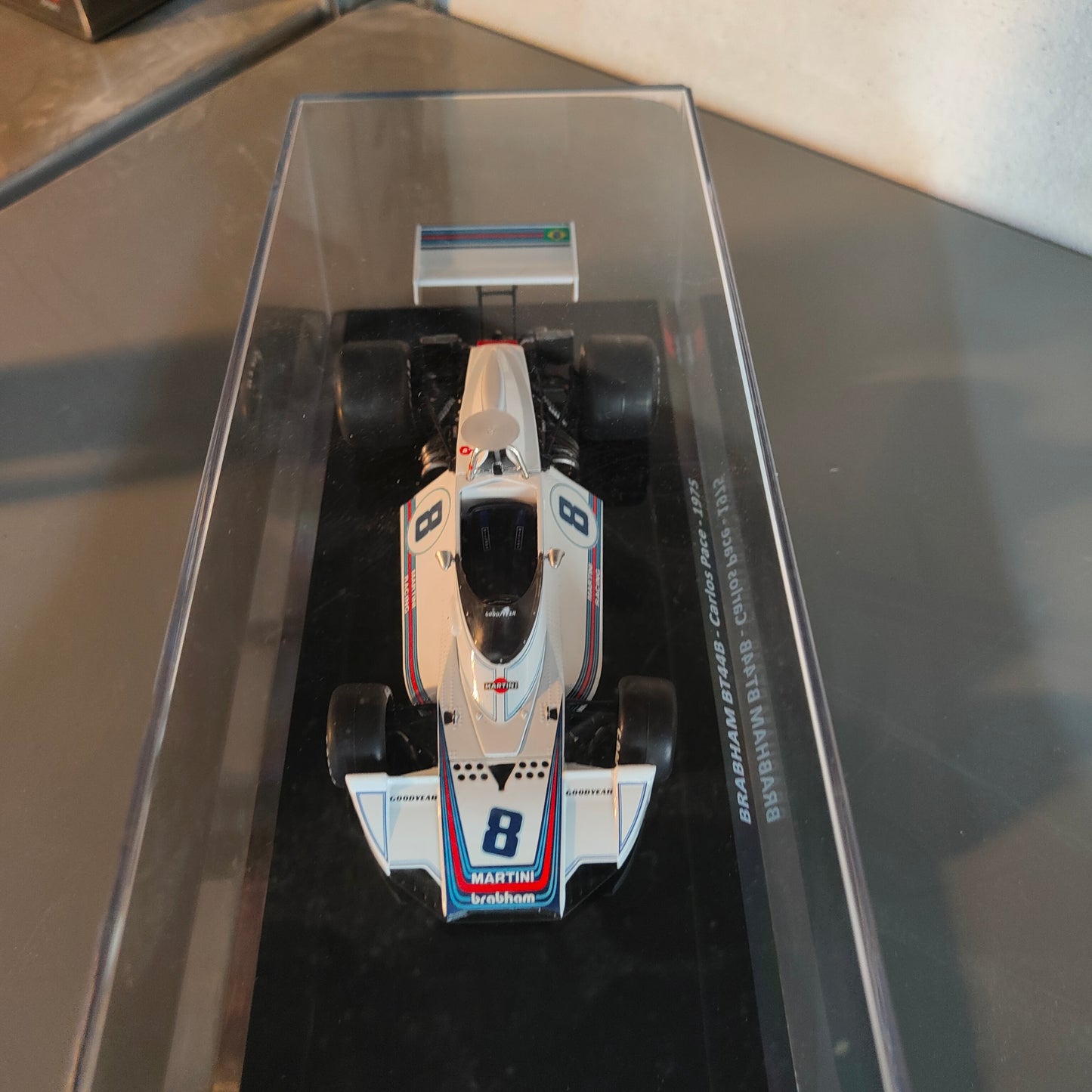 GRANDI FORMULA 1 - BRABHAM BT44B di Carlos Pace -1975 -ATTENZIONE GIÀ IN TECA RIGIDA con fascicolo NUOVA