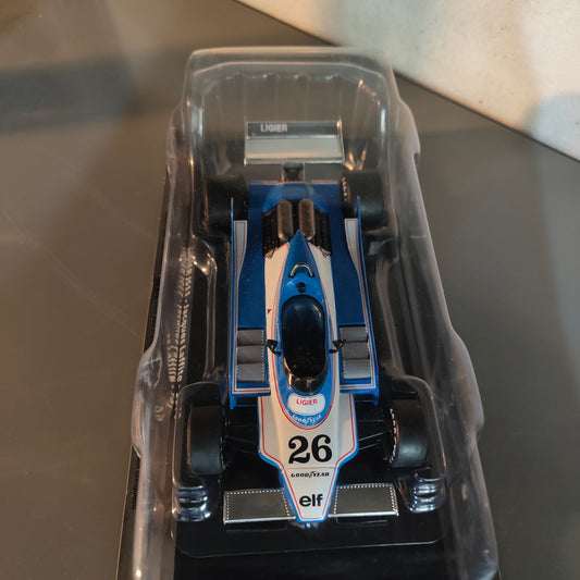 Grandi Formula 1 - auto da corsa 1:24 -Ligier JS11 di Jacques Lafitte 1979. NUOVA