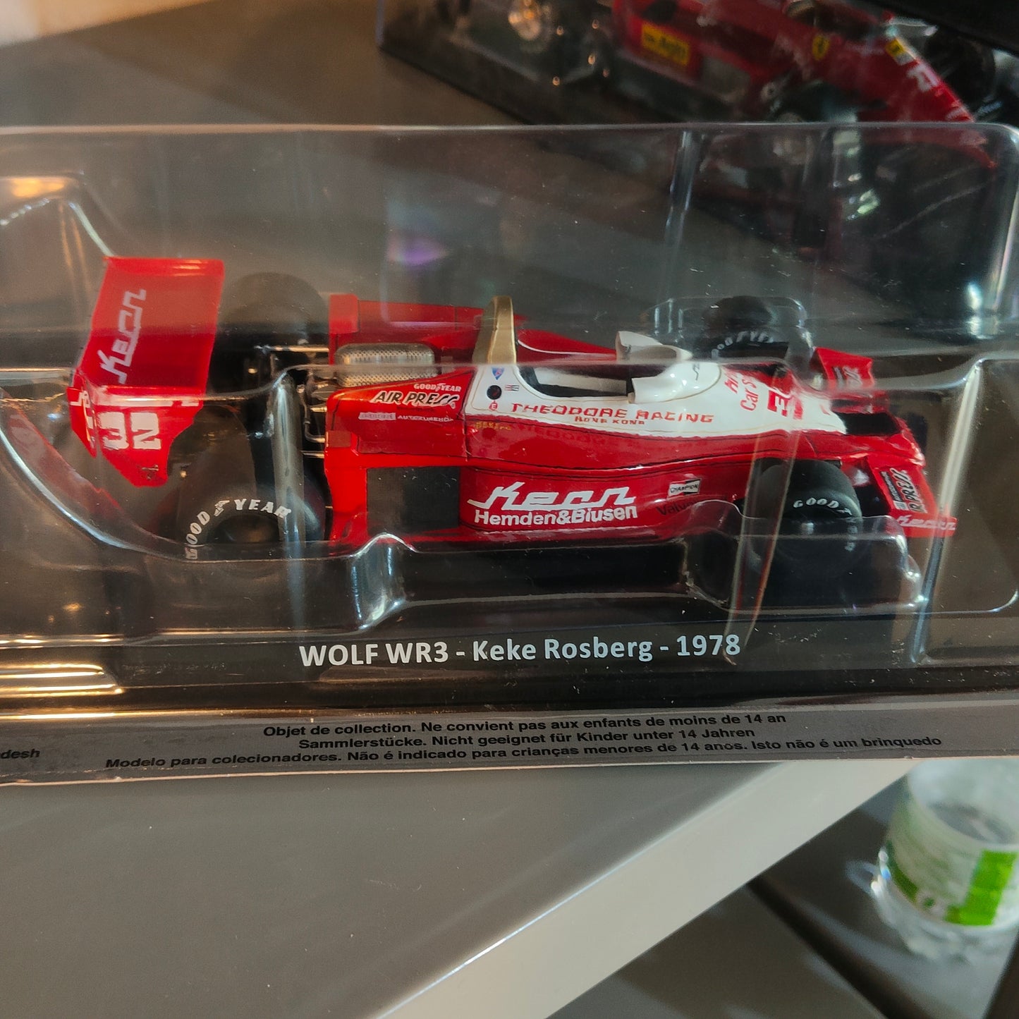 Grandi Formula 1 - auto da corsa 1:24 -Wolf WR3 Di Keke Rosberg. 1978 NUOVA