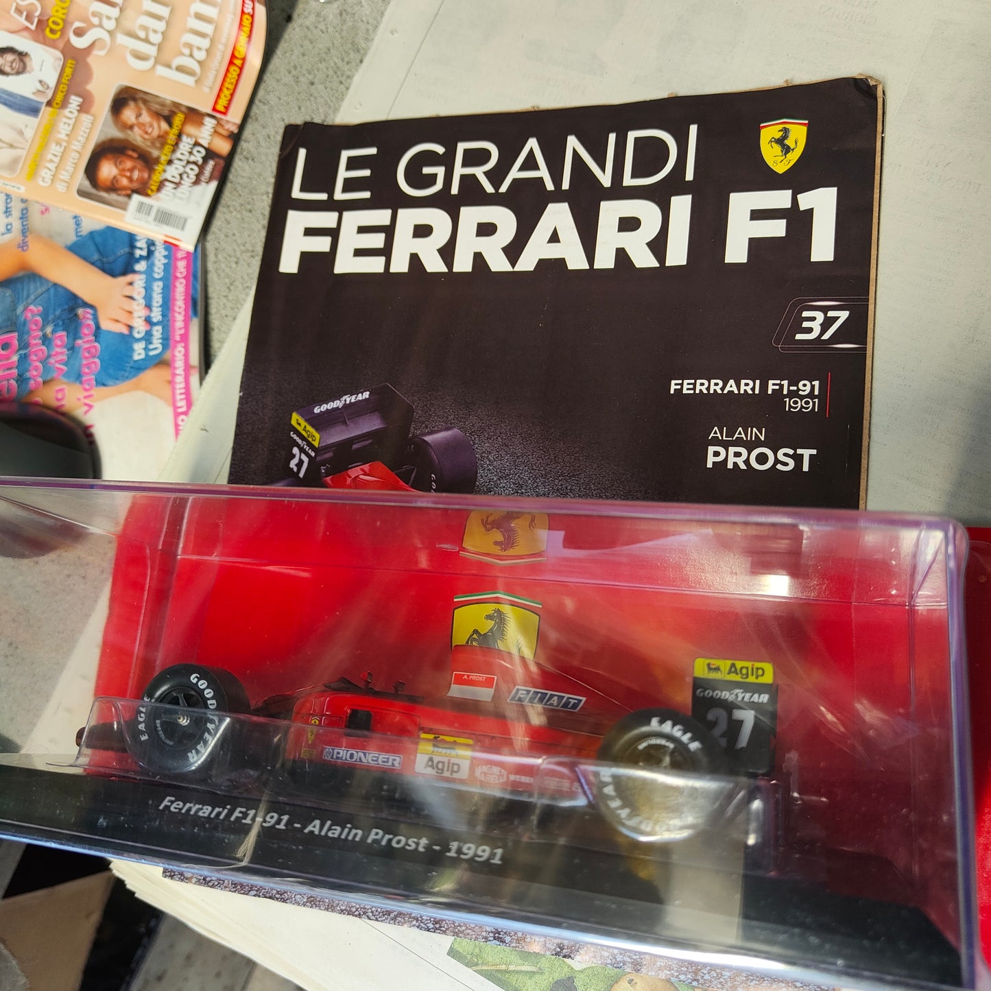 GRANDI FERRARI . 1:24 - F1 91 Alain Prost 1991 - nuova con fascicolo