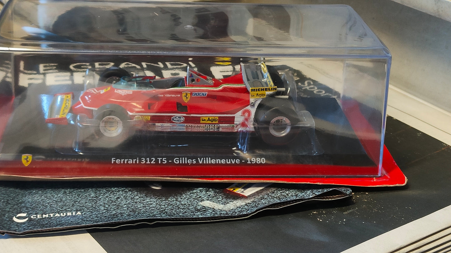 GRANDI FERRARI - 312 T5 di Gilles Villeneuve 1980 Nuova uscita n 44 e