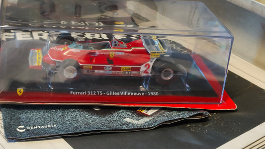 GRANDI FERRARI - 312 T5 di Gilles Villeneuve 1980 Nuova uscita n 44 e